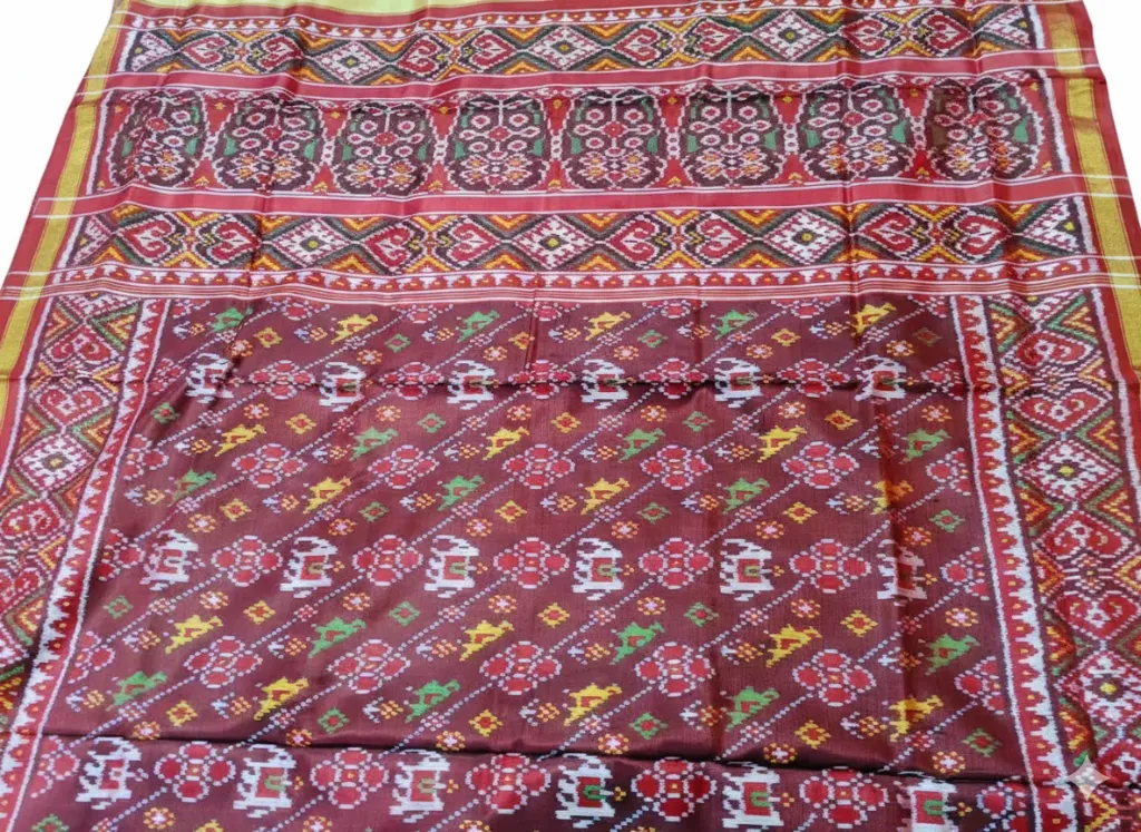 Handcrafted Single Ikat Rajkot Patola